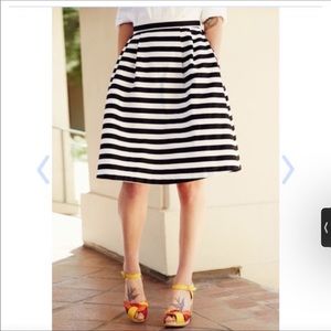 ModCloth Striped Skirt